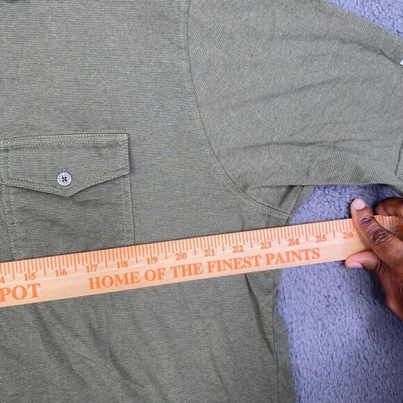 Kuhl Shirt Mens XXL Green Polo Short Sleeve Pockets Outdoor Cotton Poly Blend - Picture 5 of 7